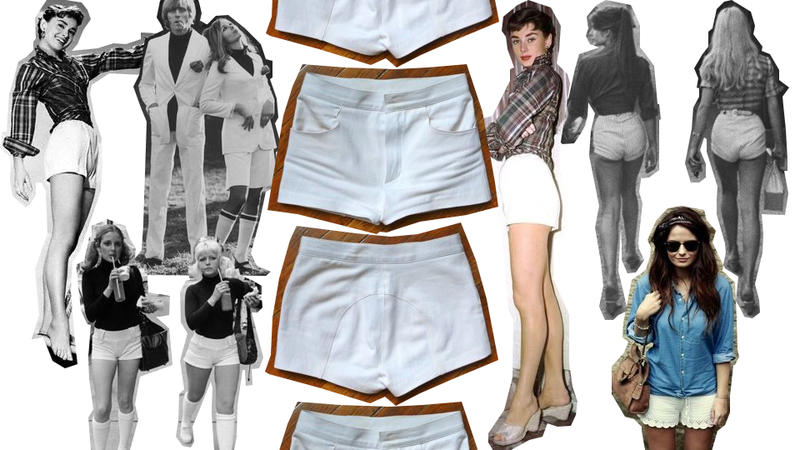 Illustration for article titled How To Make A Pair Of White Short-Shorts